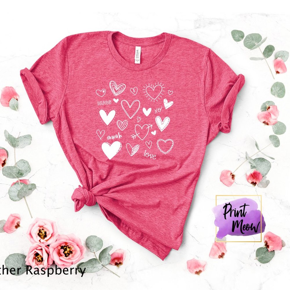 Valentines Heart Collage Shirt